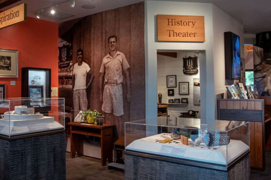 James Avery Museum with historical tools and jewelry design.