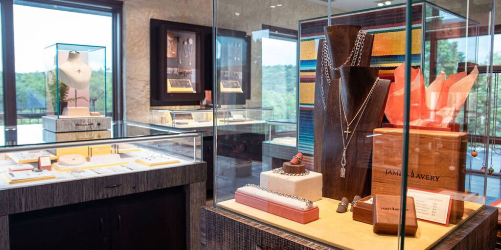Interior of James Avery Store