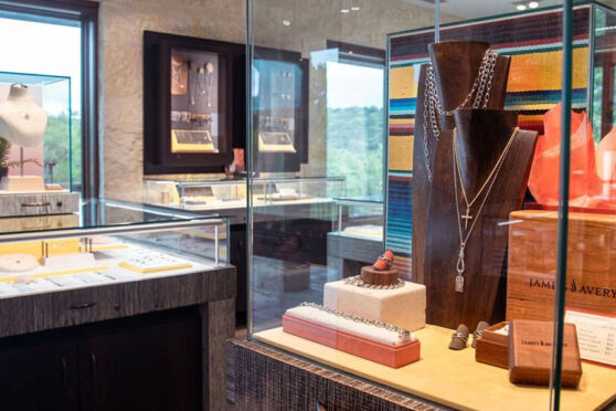 Interior of James Avery Store