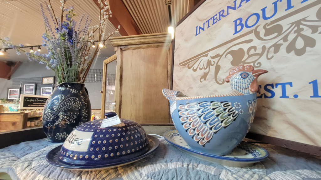 Artfully crafted vases