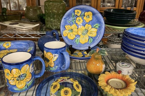 Beautiful hand painted crockery set