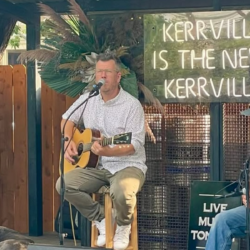 Aaron LaCombe on stage