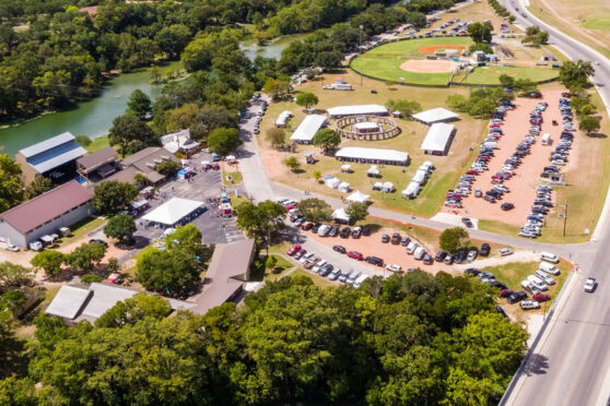 Aerial of Duncan-McAshan Visual Arts Center
