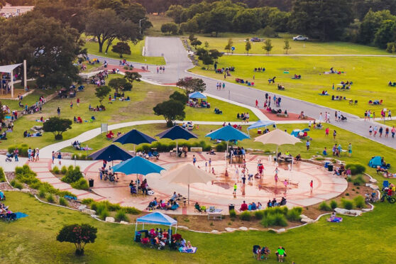 Aerial of Louise Hays Park