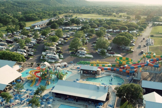 Aerial of Yogi Bear's Jellystone Park Camp-Resort