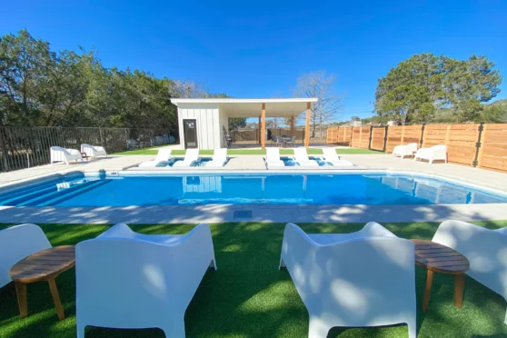 Basecamp Resort Pool area with chairs