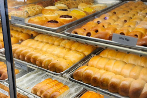 Assorted pastries at Snowflake Donut Shop & Kolaches