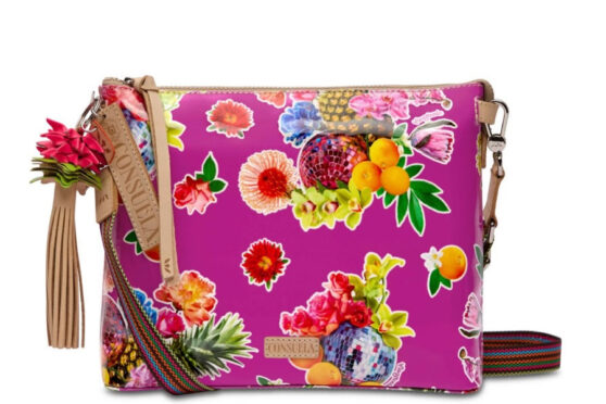 Bright fruit print purse