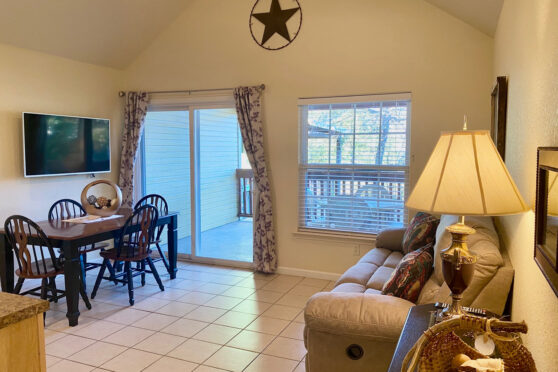 Buckhorn Lake Resort Living Area