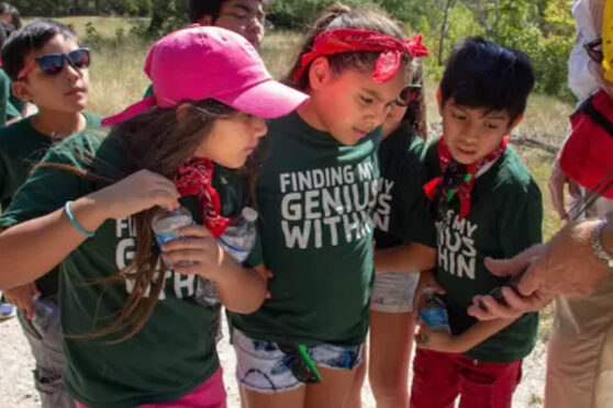 Campers at Roberts Ranch looking