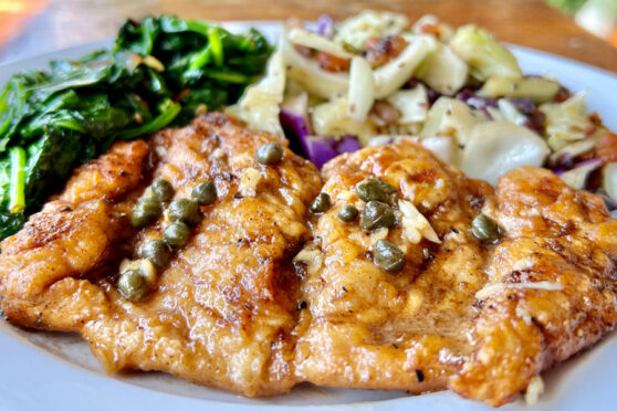 Chicken entree-with-sides