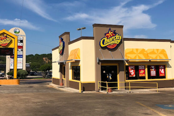 Church’s Chicken storefront in Kerrville