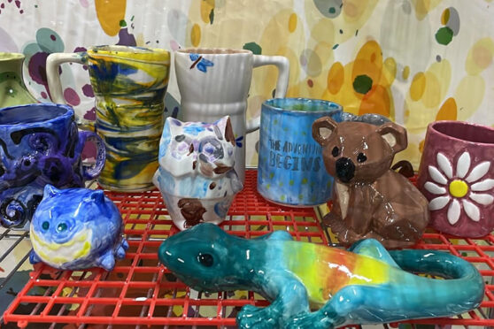 Color of Clay pottery