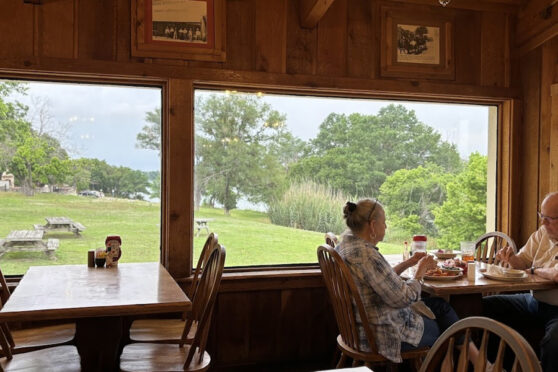 Couple at the Lakehouse