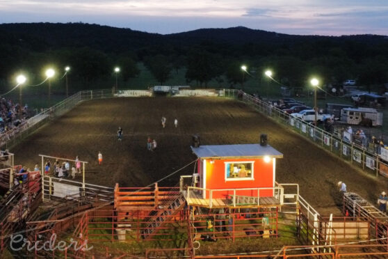 Aerial of the Crider rodeo ring