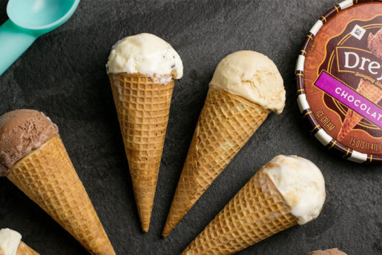 Dreyers ice cream cones