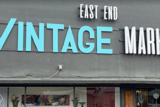 East End Vintage Market signage