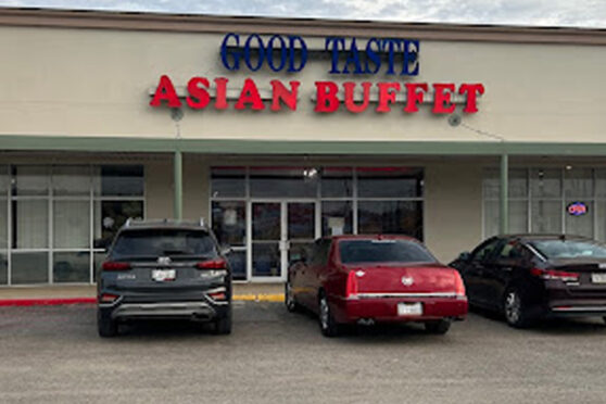 Good Taste Asian Buffet restaurant entrance and signage