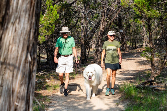 Hiking at Kerrville-Schreiner Park
