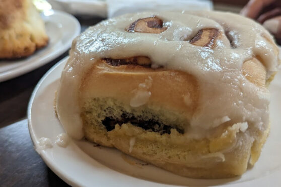 Hill Country Cafe Cinnamon Roll
