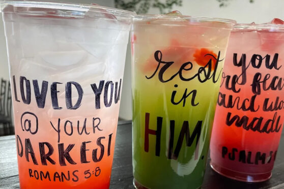 Hill Country Social Drinks with scriptures