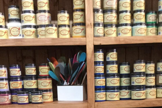 Hometown Crafts product on shelves