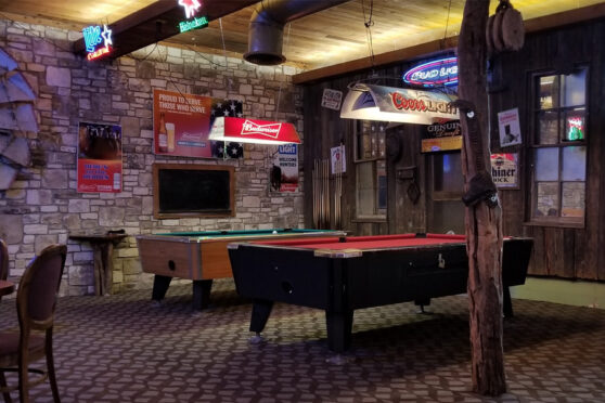Inn of the Hills pub pool room