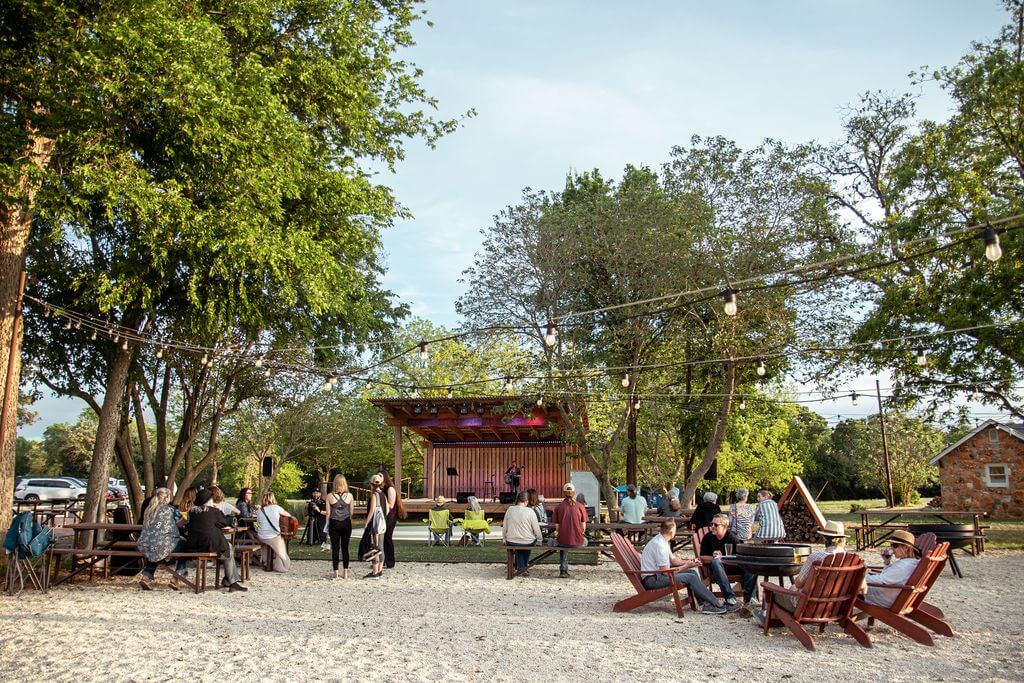 outdoor music stage