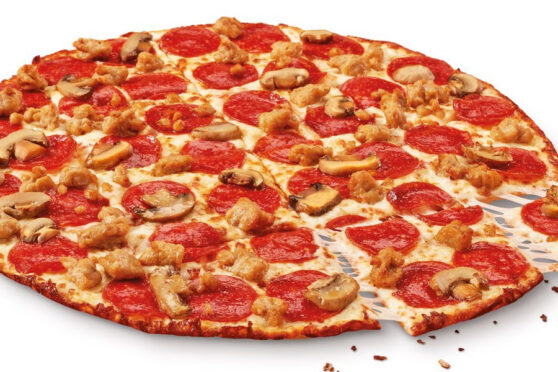 Little Caesars pepperoni pizza