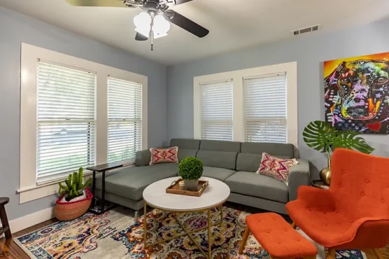 Millers cottage living room