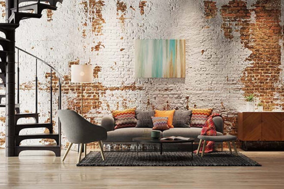 Moore's Home Furnishings living room set up