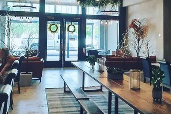 Off Main Brewing dining area