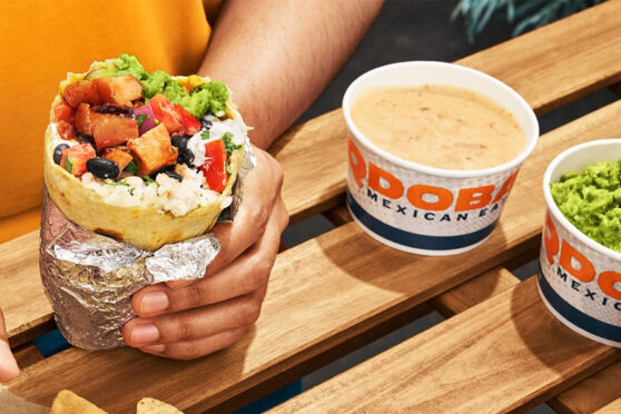 QDoba Burrito with Quac and Queso