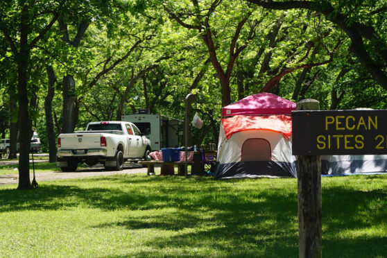 RV camping at Kerrville-Schreiner Park