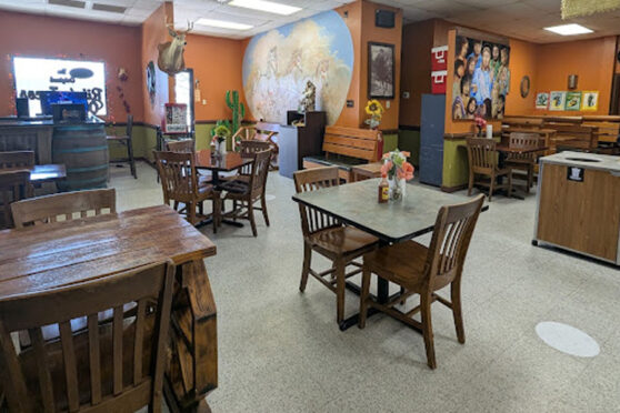 Rita's Famous Tacos Dining area