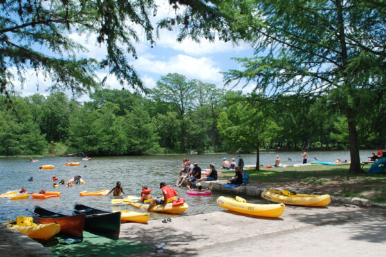 River activities at Kerrville-Schreiner Park