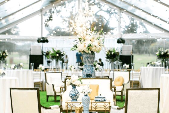 Riverhill Country Club wedding reception decor
