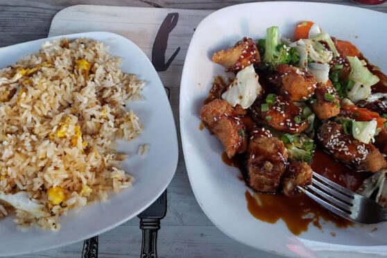 Sesame Chicken and Rice