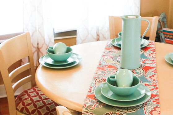 Sleepy side of rails dining room