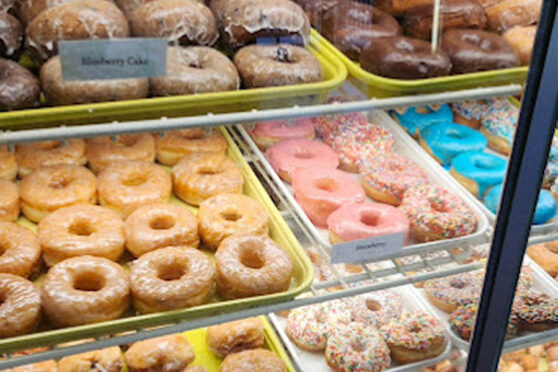 Snowflake Donuts & Kolaches Display Case