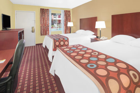 Super 8 Motel Bedroom