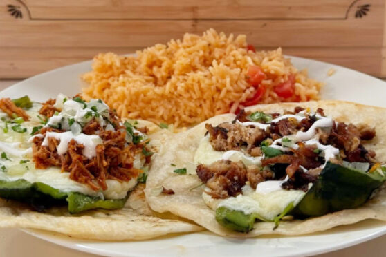 Taco Plate with rice