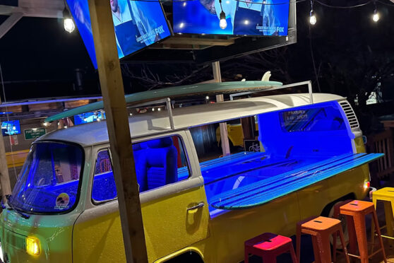 The Boat dining area