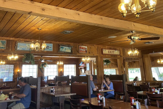The Lakehouse dining area