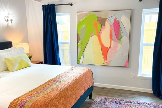 Short-term rental bedroom from WELL-TENDED LIFE PROPERTIES