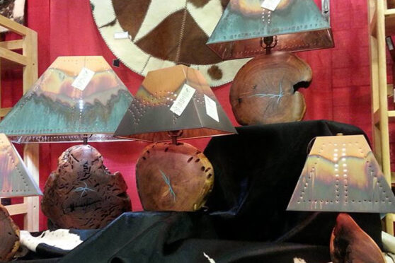 Wildgoose leather lamps