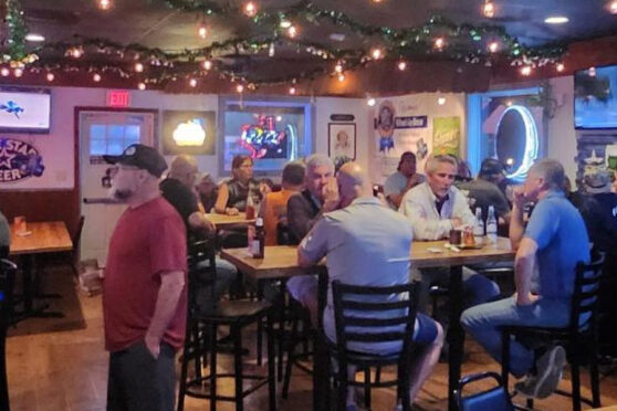 Wilson's Ice house seating area