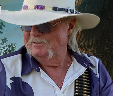 Bob Stewart with hat and glasses