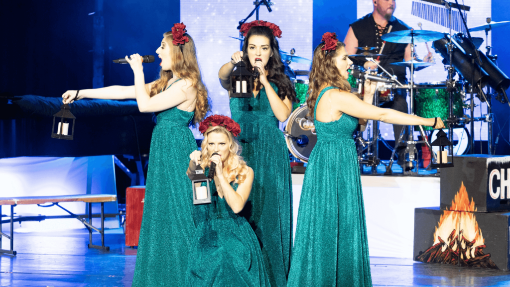 Singers on stage at Cailloux Theater