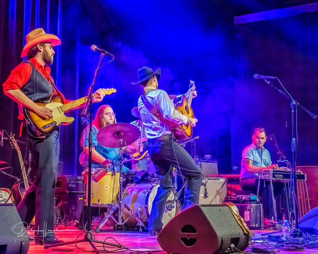 Charley Crockett Band on stage